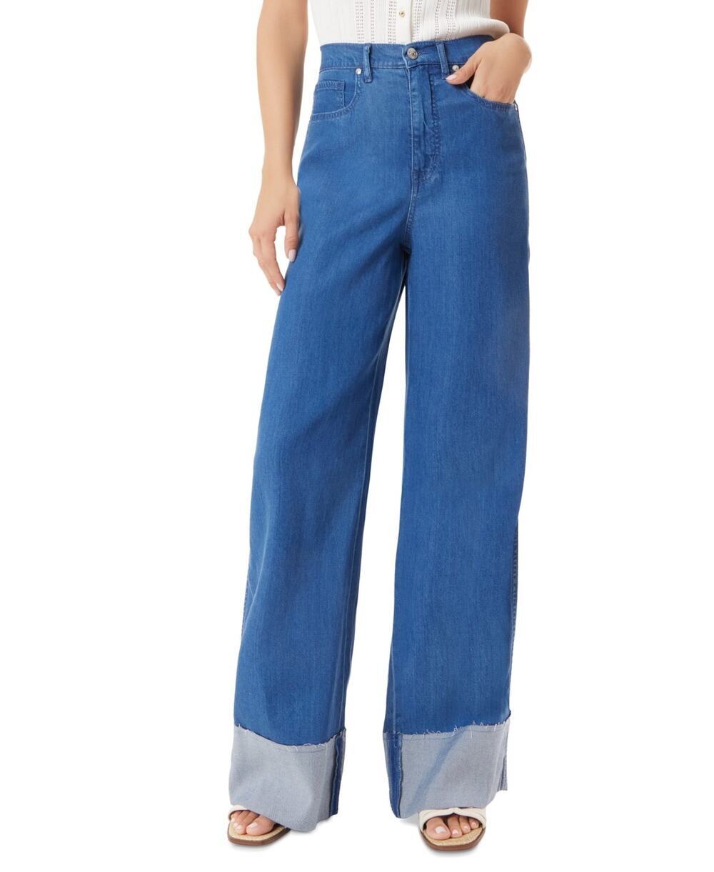 Sam Edelman Mystic Jeans Women's 29 Blue HighRise Wide-Leg Ankle MSP$99 NEW LONG